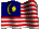 Malaysia flag waving