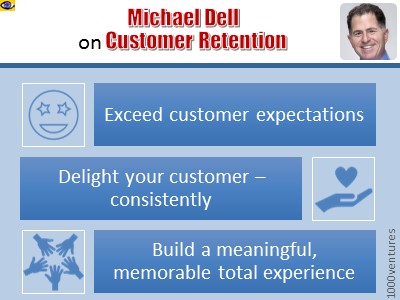 Michael Dell success rules: best posible customer experience