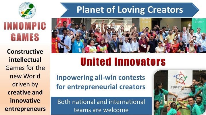 SuperGamification: constructive Innompic Games, united innovators