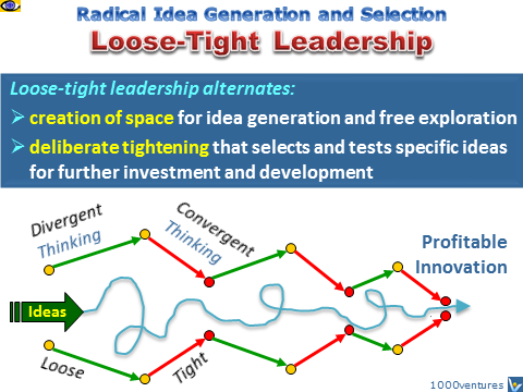 Loose-Tight Leadership innovation process