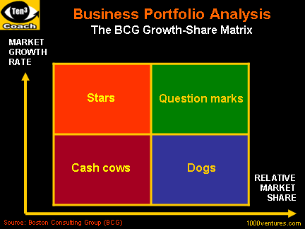 The BCG Growth-Share Matrix - Boston Consulting Group, Strategy Formulation, Strategic Business Unit, SBU