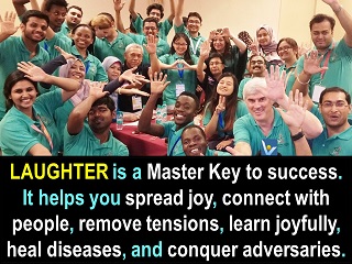 Laughter quotes master keys to success Vadim Kotelnikov Innompic Games