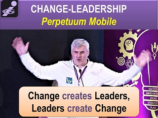 Leadership-Change Perpetuum Mobile VadiK quotes leaders create