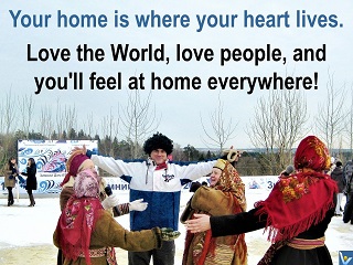 Benefit from cultural differences love is the master key Russia