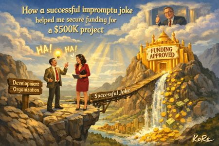 Benefits of Being Witty: $500K Impromptu Joke
