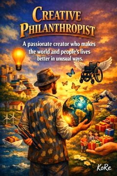 Creative Philanthropist - a passionate creator of positive change