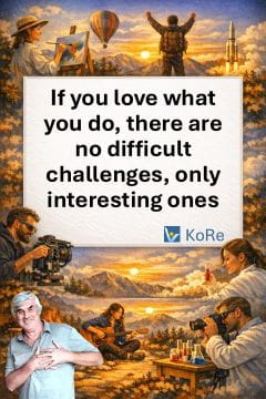 If you love what you do, all challenges inspire your creativity. VadiK