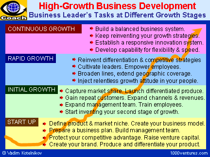 Venture Management - High-Growth Business development Roadmap
