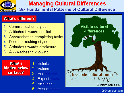 Cross-cultural Differences / Cultural Differences - Six Fundamental Patterns of Cultural Differences