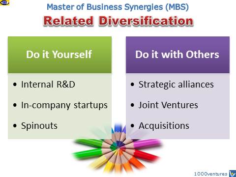 Related Diversification, Synergistic Innovation, Master of Business Synergies, MBS