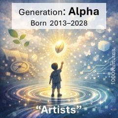 AI Generation Alpha - artists, visual definition, characteristics