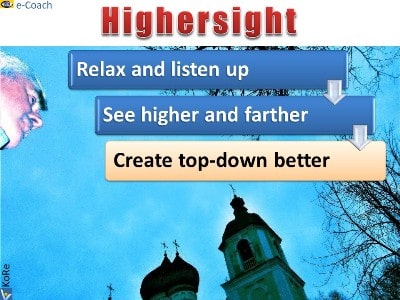 HigherSight ability to see higher and farther