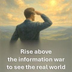 Peacing: Rise above the information war to see the real world