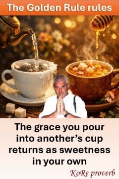 The Golden Rule rules - spread grace | KoRe proverb
