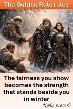 The Golden Rule rules |Christian-toned KoRe proverb