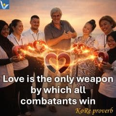 KoRe Way - Love is the only weapon by which all combatants win