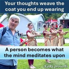 Intercultural KoRe proverbs - you are what you think
