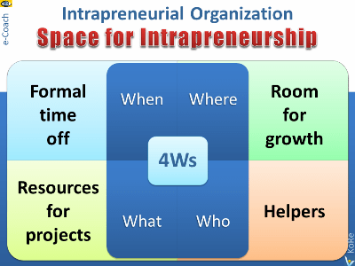 Space for Intrapreneurship Intrapreneurial Organization