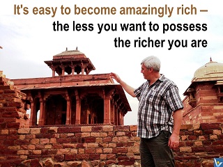 Vadim Kotelnikov how to become amazingly rich - the less you want to possess the richer you are, photogram, India