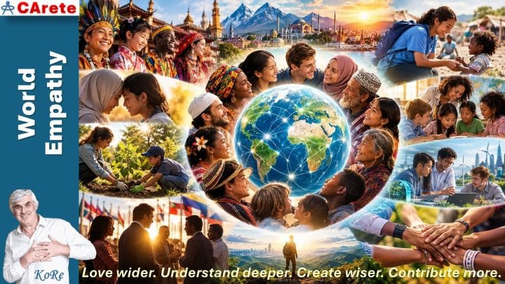 World Empathy - a KoRe Perspective on Humanity, Cultural Harmony, and Making the World Better. Vadim Kotelnikov, a global loving creator